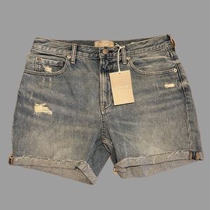 Everlane “The Denim Short distressed wash, size 29. New with tags. Never worn.
